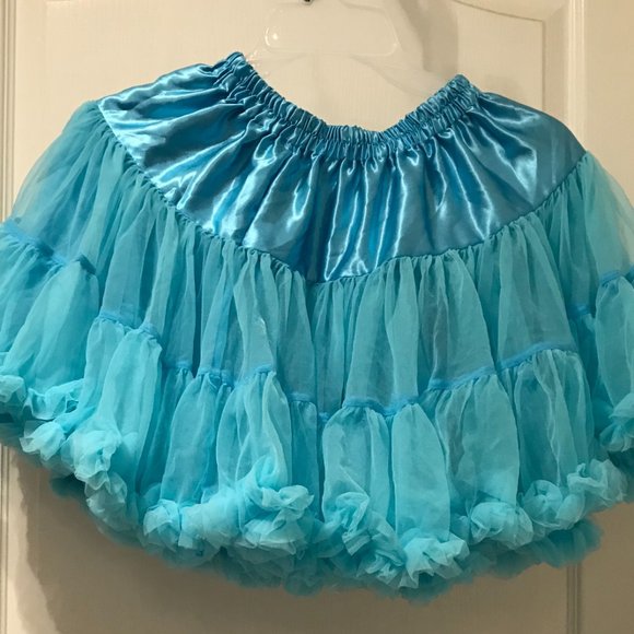 Aqua Pettiskirt chiffon tutu - Picture 2 of 5